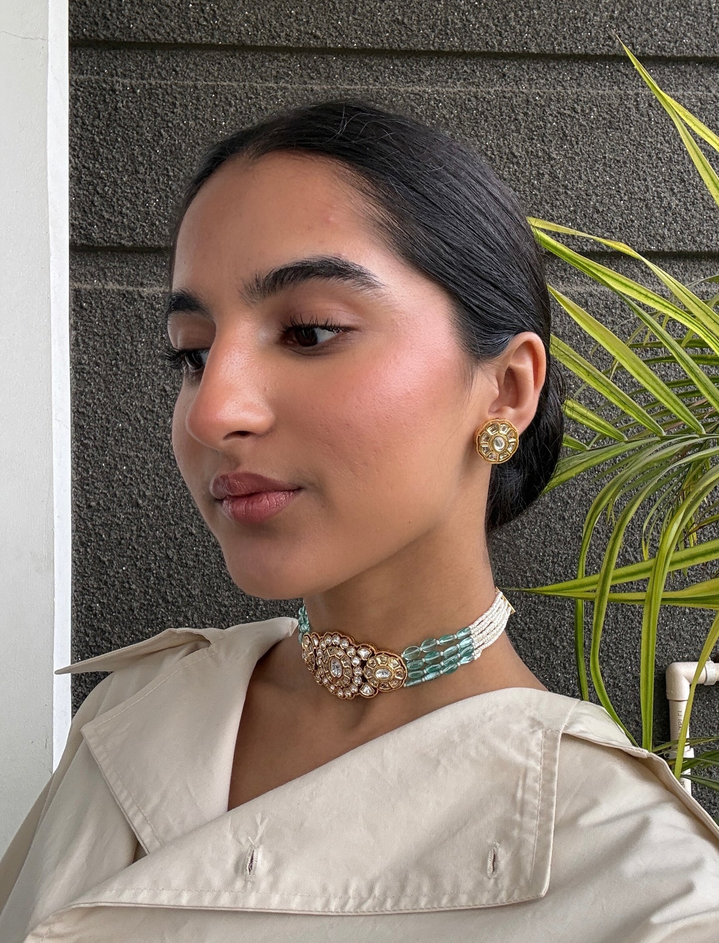 Sanjana Kundan Necklace Set