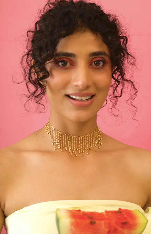 Golden Hour Choker | Gold Plated