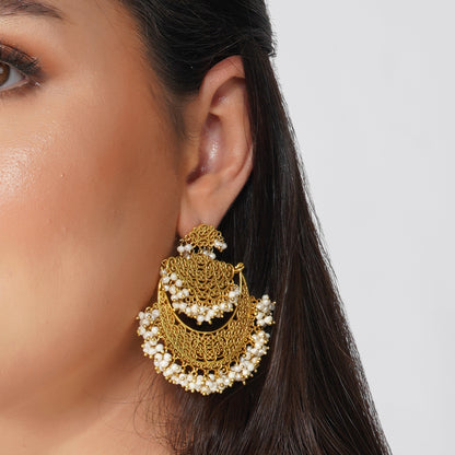 Aayat Earrings | Gold Plated