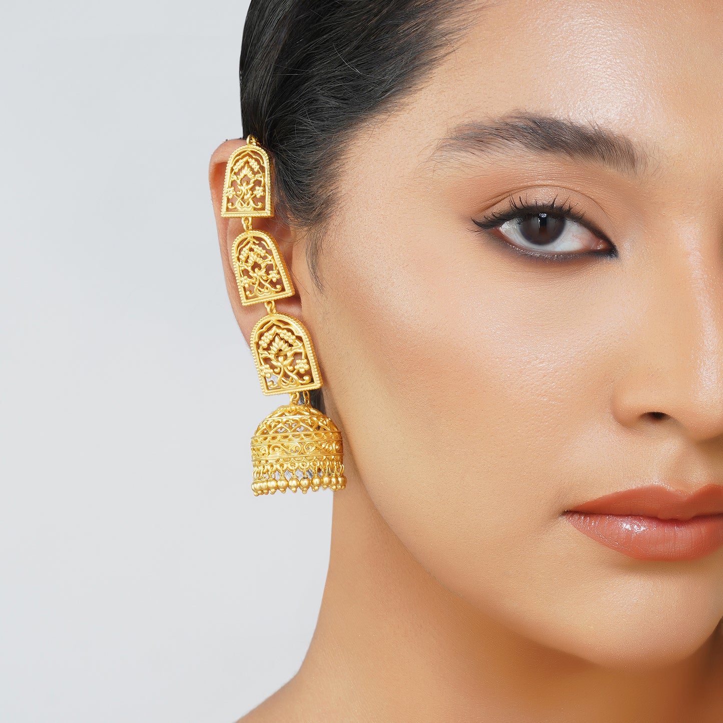 Bareilly Jhumkas | Gold Plated