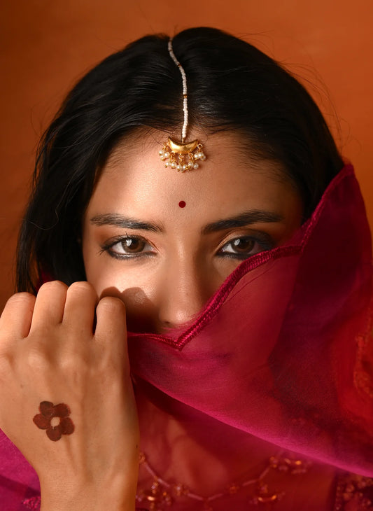Chandrika Maang Tikka | Gold Plated