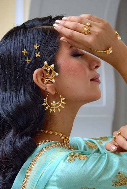 Chidiya Bali | Gold Plated