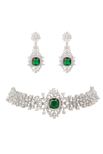 Nisha Emerald Set