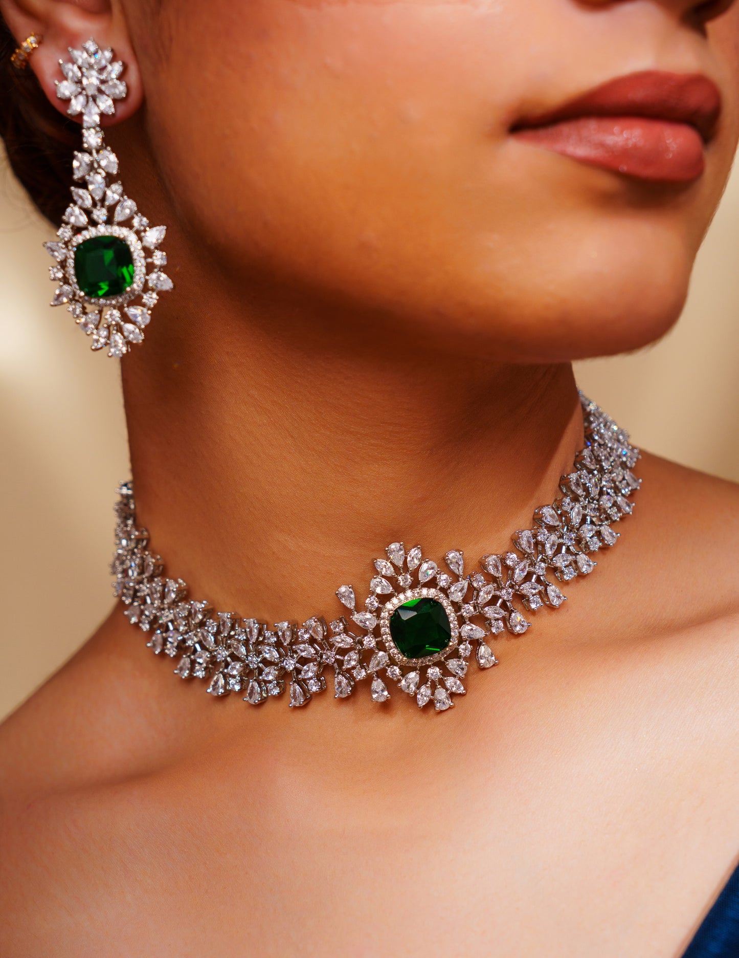 Nisha Emerald Set
