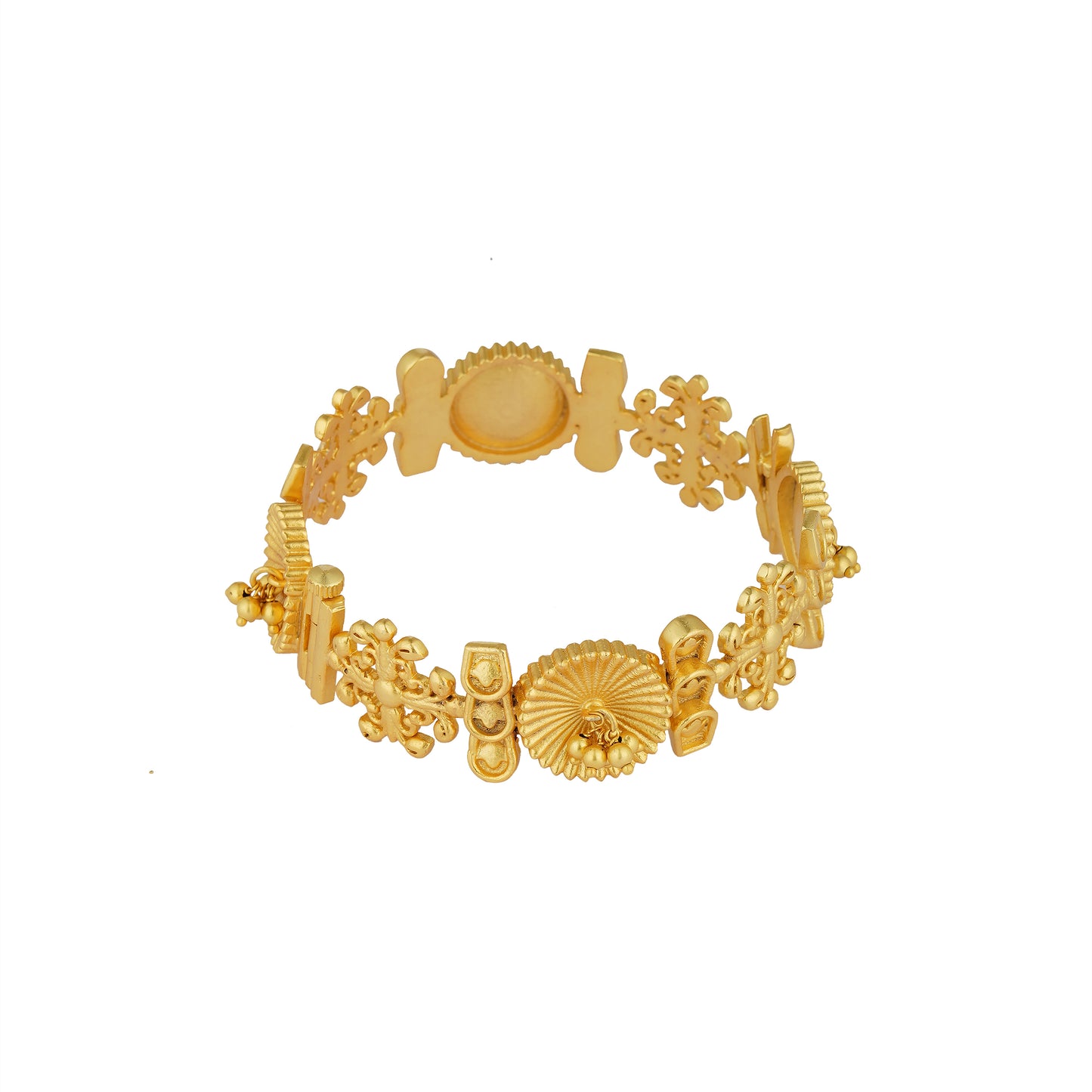 Divine Charm Bangle | Gold Plated