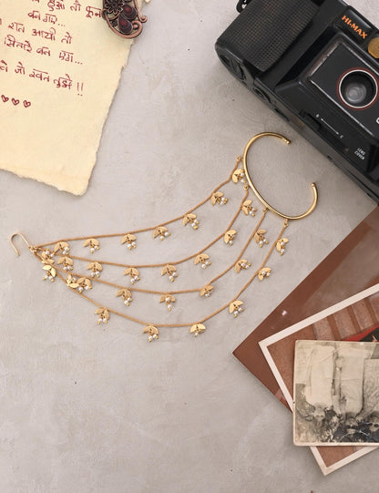 Gajra Kaanchain | Gold Plated