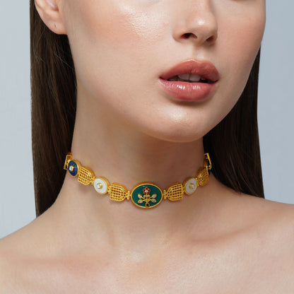 Glory of Tradition Choker | Gold Plated