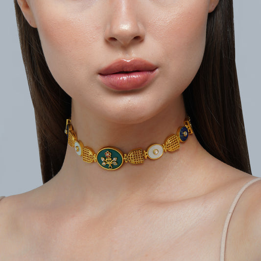 Glory of Tradition Choker | Gold Plated