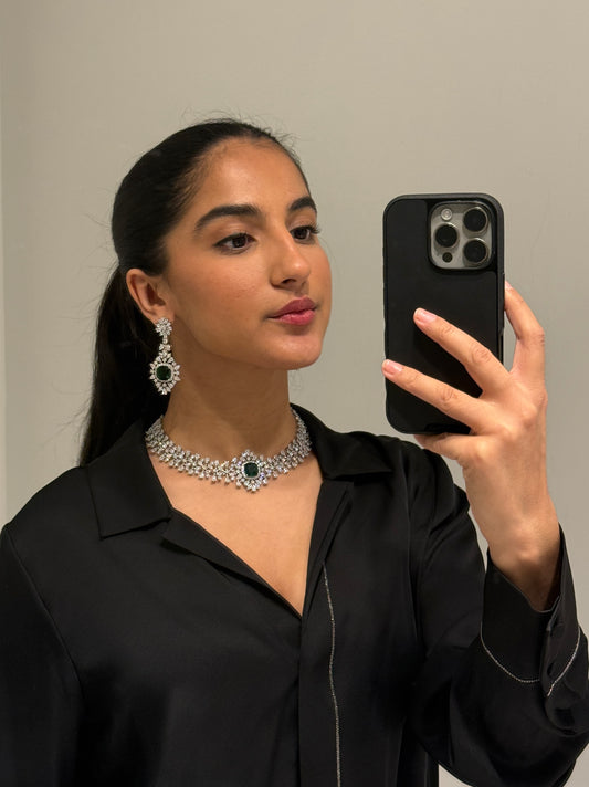 Nisha Emerald Set