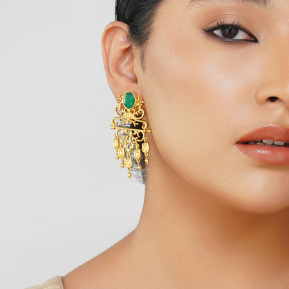 Majestic Charm FIligree Earrings | Gold Plated