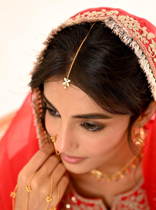 Meher Maang Tikka | Gold Plated