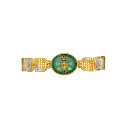 Modern Begum Bracelet | Gold Plated