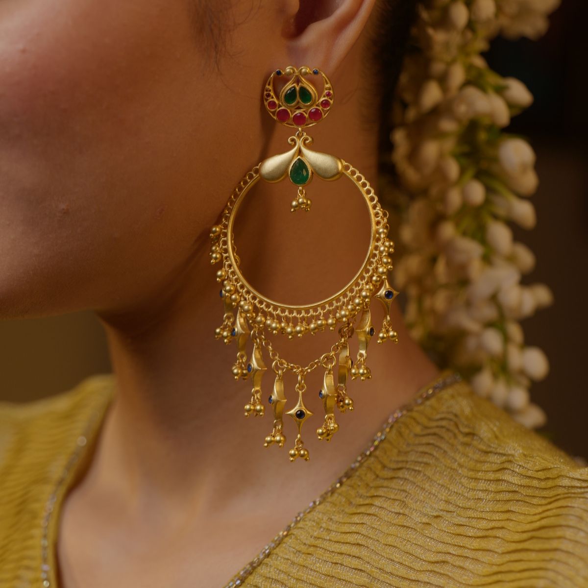 Poetic Dance Earrings | Gold Plated