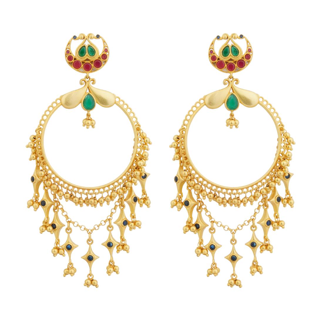 Poetic Dance Earrings | Gold Plated