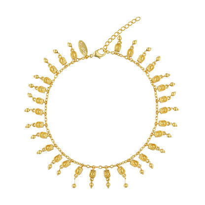 Sacred Splendour Anklet Set | Gold Plated