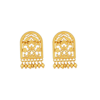 Timeless Treasures Filigree Stud Earrings | Gold Plated