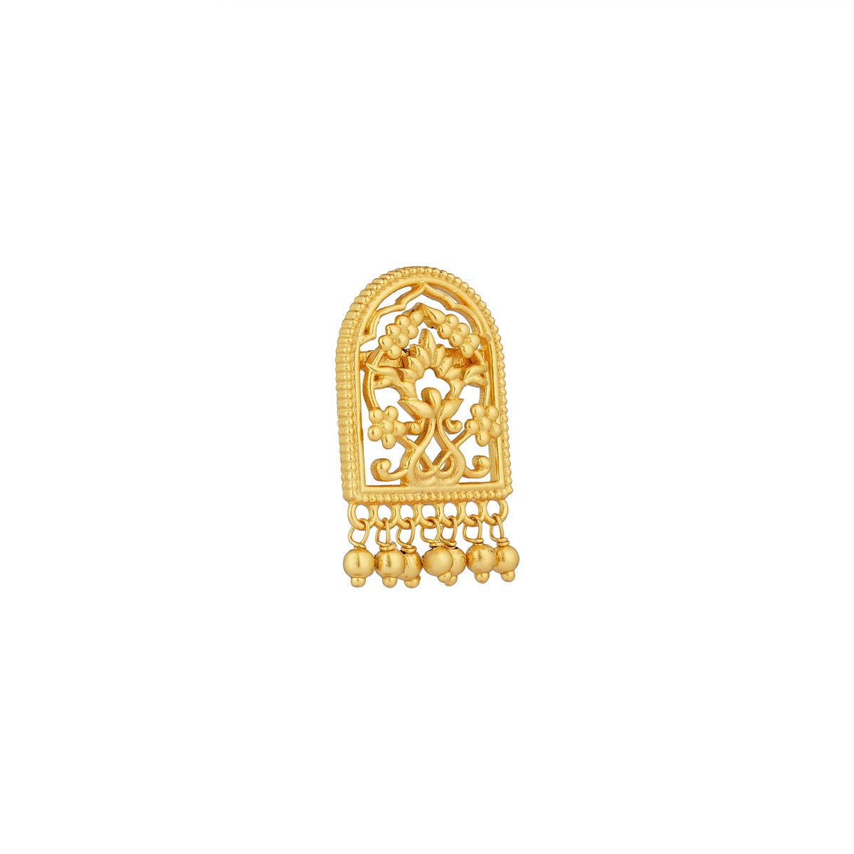 Timeless Treasures Filigree Stud Earrings | Gold Plated