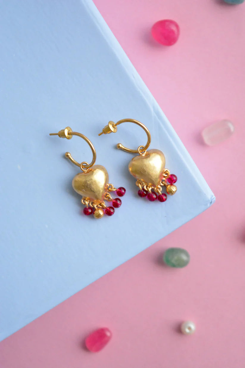 Dilbagh Earrings | Gold Plated