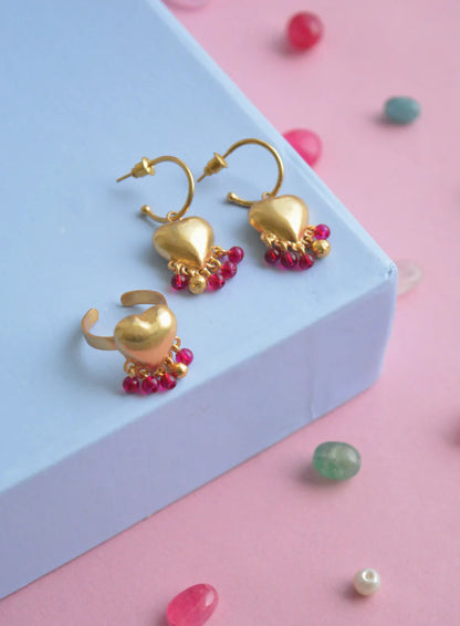 Dilbagh Earrings | Gold Plated