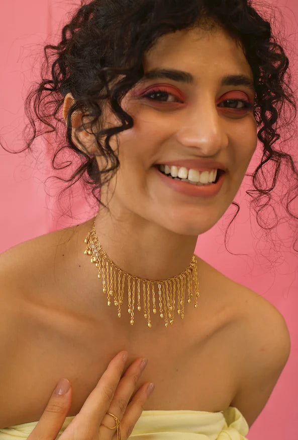 Golden Hour Choker | Gold Plated