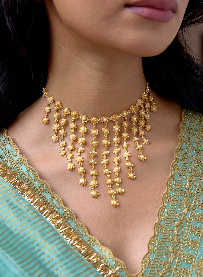 Gul Choker | Gold Plated