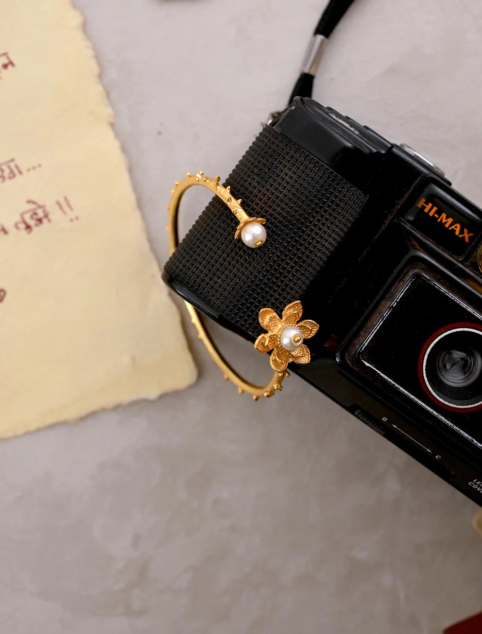 Kudrat Bangle | Gold Plated