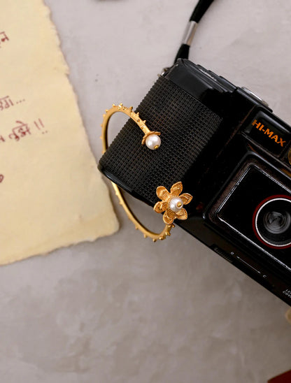 Kudrat Bangle | Gold Plated