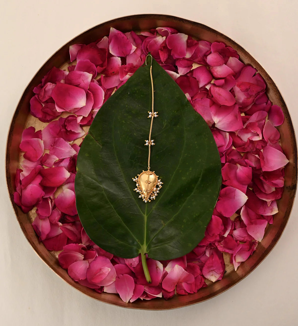 Kumud Maang Tikka | Gold Plated