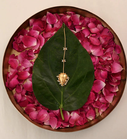 Kumud Maang Tikka | Gold Plated