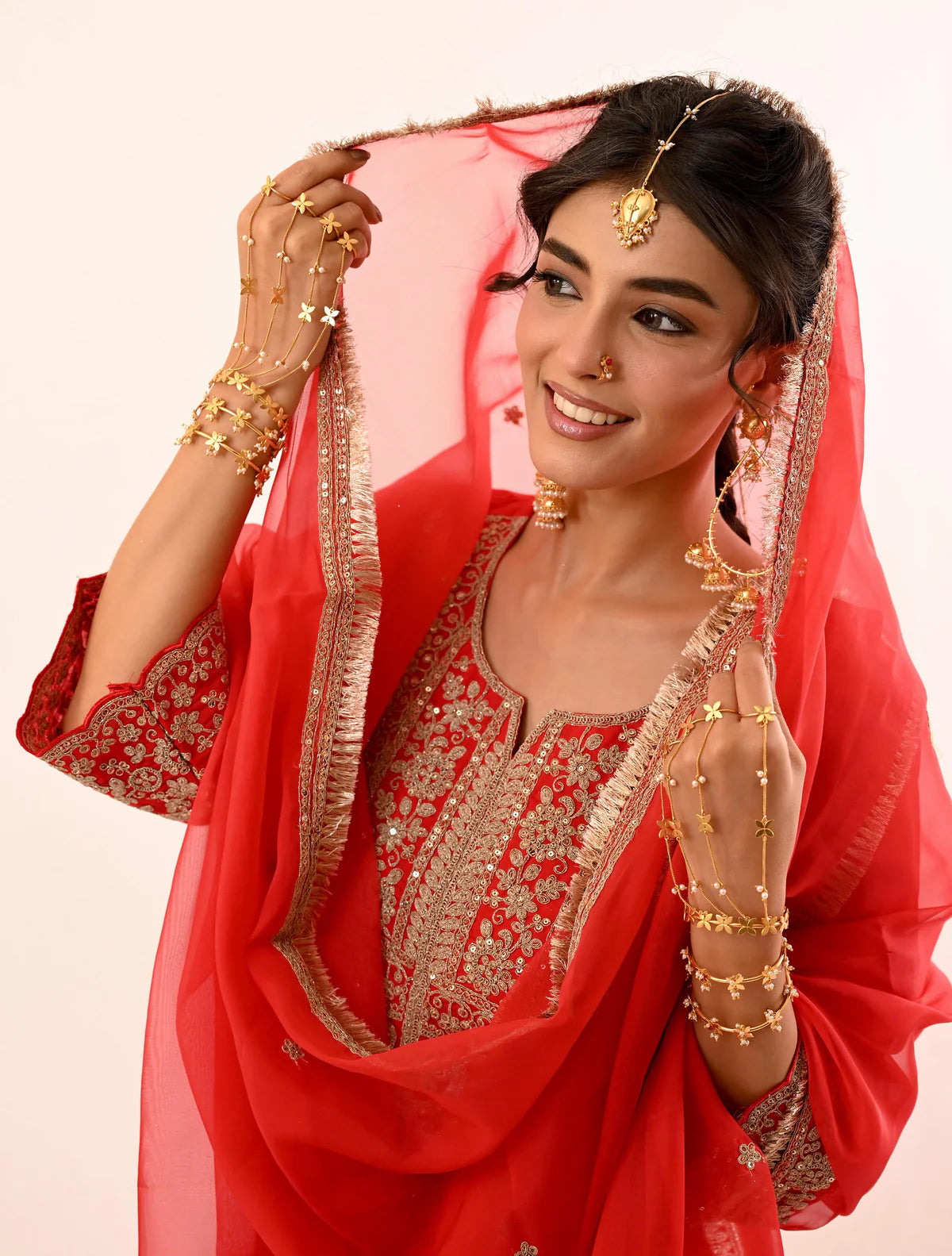Kumud Maang Tikka | Gold Plated