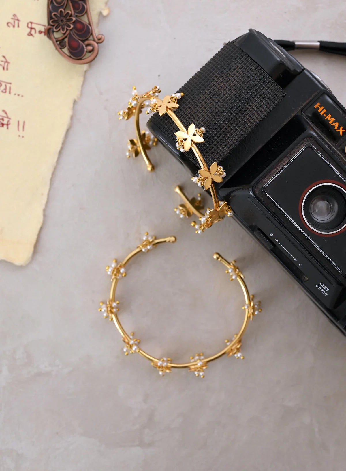 Netra Bangles | Gold Plated