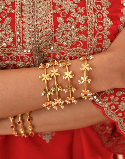 Netra Bangles | Gold Plated