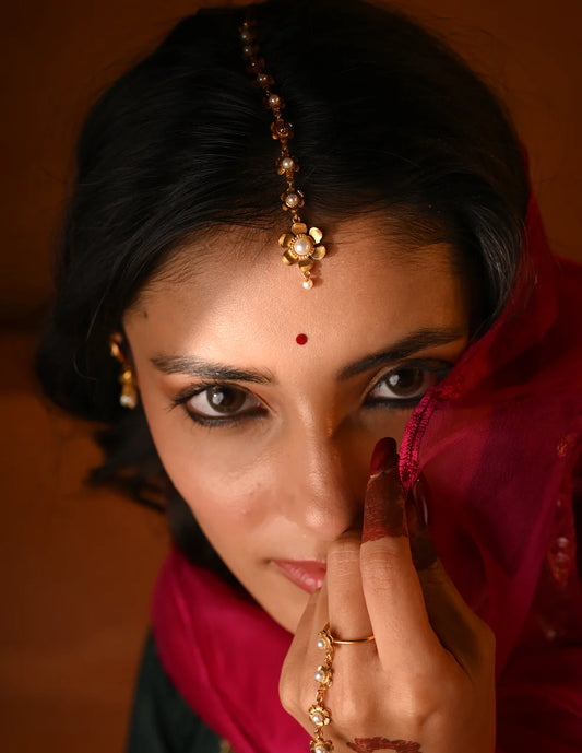 Pakhi Maang Tikka | Gold Plated