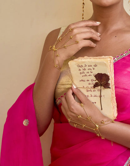 Paro Haathphool | Gold Plated